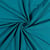 Tissu Jersey Coton uni Bleu pétrole