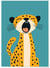 Affiche Guépard qui baille | A3 : 29,7x42cm