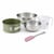 Set pâtisserie avec moule à panettone 18 cm revêtu cire de carnauba, 2 bols à mixer, verre mesureur et spatule Zenker