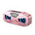 Enceinte Bluetooth Portable 6D Son Surround- Lumière Ambiante Autonomie 12h Rose YONIS