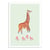 Affiche 30x40 cm - Rollerskating Giraffe - Jonas Loose