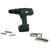 Perceuse visseuse power tools, vert - fonctions réalistes - jouet outil bricolage enfant
