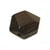 Rayher - Perle en bois Brun foncé Taille diamant 20 x 25 mm