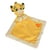 Doudou plat simba 17 x 17 cm - le roi lion - peluche disney - nicotoy