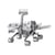 Espace - MARS ROVER - Maquette 3D en métal avec 2 feuilles