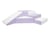 Set de 4 blocs en EPS blanc voilet - Velinda - Gris