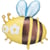 Ballon Aluminium Hélium Abeille