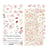 12 papiers scrapbooking motifs à découper 15,5 x 30, 5 cm Craft O Clock A CORDIALE INVITATION 653257