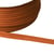 Double cordon 9mm orange rouille au mètre
