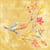 Lot de 4 serviettes en papier découpage collage 33 cm OISEAU BRANCHE FLEUR O 402