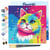 Mini Peinture par Numéro Figured'Art 20x20cm avec cadre Chat Abstrait Pop Art - Petit Format