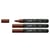 Lot de 3 marqueurs acrylique pointe moyenne - STABILO FREE - Marron