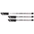 Lot de 3 feutres pour transparents - encre soluble - pointe médium - STABILO - Noir