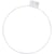 Graine Créative - Armature abat-jour cercle Rilsan Diamètre 20 cm blanc