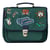 Petit Cartable Scolaire Caramel et cie - Green