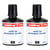 Lot de 2 recharges d'encre goutte à goutte pour marqueur permanent - EDDING - Noir - 100 ml