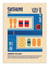 Affiche 50 x 70 cm -  Sashimi Japanese Food Print - Retrodrome