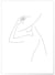 Affiche Line Art Women 3 | A3 : 29,7x42cm