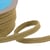 Double cordon fils 10mm marron taupe au mètre