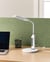Lampe de Bureau Blanche en Silicone et Acier 38 cm à LED Bras Pliable Variateur d'Intensité Lumineuse et Température Commande Tactile