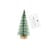 Sapin de noel mini vert 7x16cm - Rico Design - Beige
