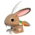 Eugy 3D Modèle: ANIMAL DE FERME / LAPIN 7,1x3,4x6,5cm, en carton, en boîte,  6+