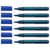 Lot de 6 marqueurs permanents - SCHNEIDER - pointe ogive 1-3 mm - bleu