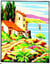 Kit canevas Bord de mer 20x25cm