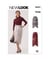 Patron New Look 6813 - Jupe porte feuille taille n°FR 36-50