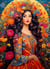 Puzzle 500 pièces - Muse en Fleurs - Bluebird Puzzle
