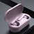 Ecouteurs Bluetooth Sans Fil Hifi Mini Avec Micro Et Boîte De Charge Bleu Rose YONIS