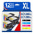 123CONSOMMABLES - LC1220/LC1240/LC1280 - Cartouches encre Compatible avec Brother DCP-J725DW DCP-J925DW MFC-J430 MFC-J5910DW MFC-J625DW MFC-J6510DW MFC-J6910DW (pack de 12) - 123CONSOMMABLES