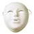 MégaCréa DIY - Masques enfant en plastique blanc 15 x 18 cm x 5 pièces