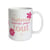 Mug Paillettes Maîtresse Merci pour Tout Flower Rose