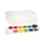 MégaCréa DIY - Peinture à l'eau Set de 12 couleurs + 1 pinceau