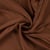 Tissu Viscose   Olivia touché Satin uni  Marron chocolat