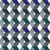 Tissu Jacquard Géométrique Bleu sur fond Blanc