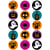 15 Mini disques comestibles Halloween - 50 mm