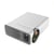 Vidéoprojecteur LED HD 1800 Lumens Haut-Parleur Intégré Multimédia Portable Noir Blanc YONIS