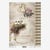 1 feuille de papier de riz 21 x 29,7 cm Itd Collection OISEAU ROSE ECRITURE VINTAGE 0713