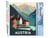 Peinture par Numéro Figured'Art - Affiche Vintage Hallstatt - Kit de Loisir Créatif DIY Numéro d'Art Complet - 40x50cm sans châssis en bois