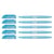 Lot de 5 surligneurs effaçables - PILOT - FriXion Light Soft - Bleu pastel