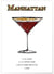 Affiche Cocktail Manhattan | A3 : 29,7x42cm