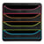 Module de classement Big Box 4 tiroirs Black Office - Noir/arlequin - Exacompta
