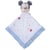 Mickey la souris doudou plat lange blanc et bleu 40 x 40 cm - peluche disney - nicotoy