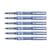Lot de 6 Rollers Rechargeables V5 encre liquide Bleu Begreen Pointe Fine