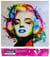 Diamond Painting Broderie Diamant LUMINLIFE 60x60cm, 5D, diamants ronds - Big Marilyn Monroe