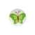 Lot de 6 boutons culot papillon 15mm (vert)