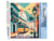 Peinture par Numéro Figured'Art Affiche Vintage Lisbonne - Activité Manuelle Kit de Loisir Créatif DIY Numéro d'Art Complet - 40x50cm sans châssis en bois