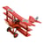 Aviation - Tri-Wing Fokker Baron Von Richthofen - Maquette 3D en métal avec 2 feuilles multicolorées